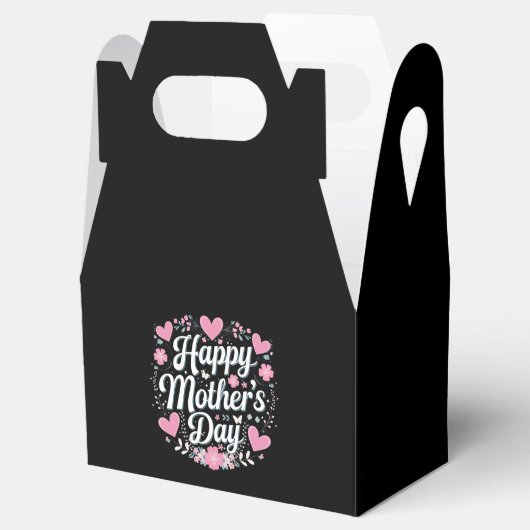 Happy Moederdag Schattigee Bloemen Moeder Oma Bedankdoosjes (Geopend)