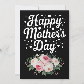 Happy Moederdag Schattigee Bloemen Moeder Oma Vrou Kaart