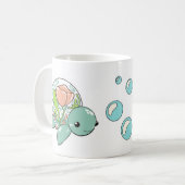 Happy Moederdag schildpad Mok - (Voorkant links)