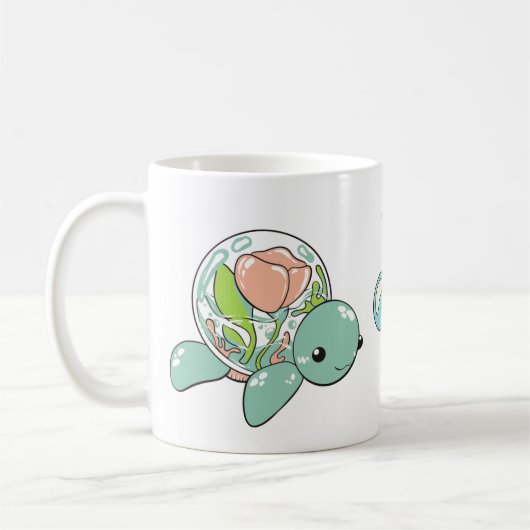 Happy Moederdag schildpad Mok - (Links)