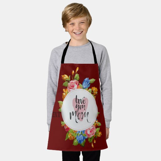 Happy Moederdag Schort (Gedragen)