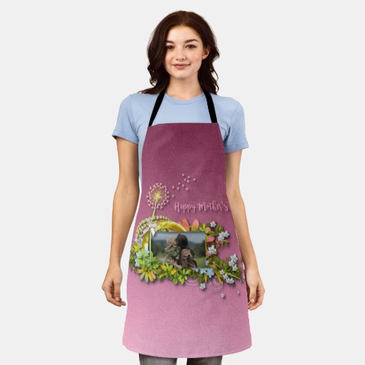 Happy Moederdag Schort (Gedragen)