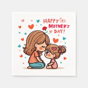 Happy Moederdag Servet