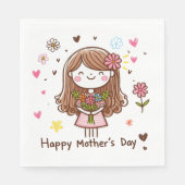 Happy Moederdag Servet (Voorkant)