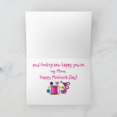 Happy Moederdag Sewing Kaart (Binnen)