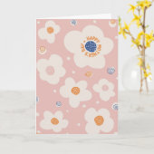 Happy Moederdag Simple Floral Wenskaart Kaart (Gele Bloem)