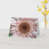 Happy Moederdag Sister Kaart (Gele Bloem)