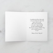 Happy Moederdag Sister-Pink Rose Bouquet Kaart (Binnen)