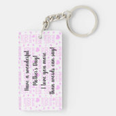 Happy Moederdag Sleutelhanger (achterkant)