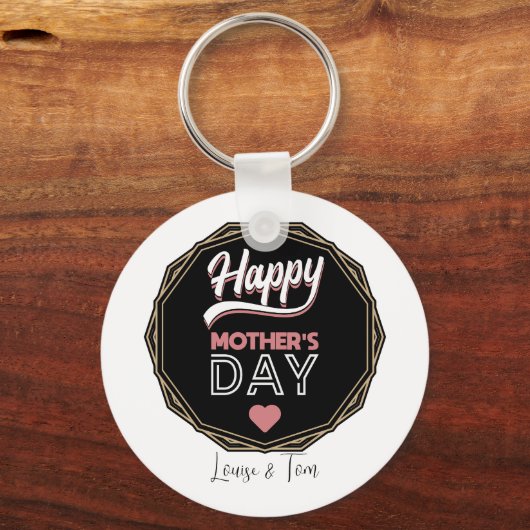 Happy moederdag sleutelhanger (Voorkant)