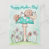 Happy Moederdag Snails Briefkaart (Voorkant)