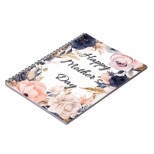 Happy Moederdag spiraal Notitieboek (Linkerzijde)