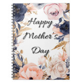 Happy Moederdag spiraal Notitieboek (Voorkant)
