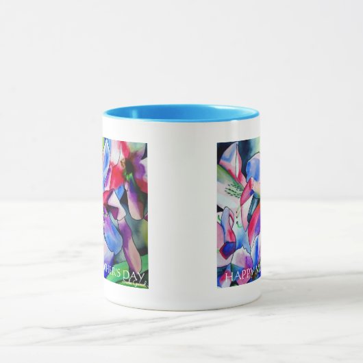 Happy Moederdag Spring Azalea flower mok (Midden)