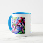 Happy Moederdag Spring Azalea flower mok (Voorkant links)