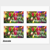 Happy Moederdag Spring Flowers #5 Sticker (Vel)