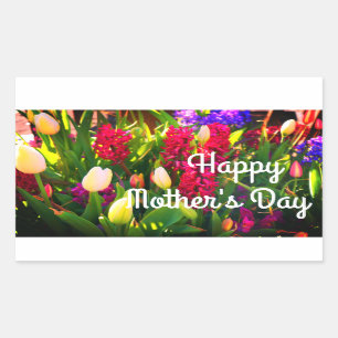 Happy Moederdag Spring Flowers #5 Sticker