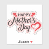 Happy Moederdag Sticker (Vel)