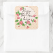 Happy Moederdag sticker  (Tas)