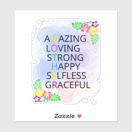 Happy Moederdag Sticker (Vel)