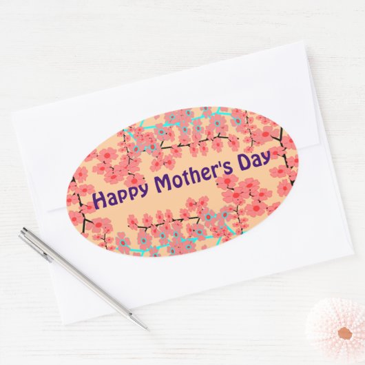 Happy Moederdag stickers (Envelop)