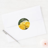 Happy Moederdag! stickers Yellow Roses Garden (Envelop)