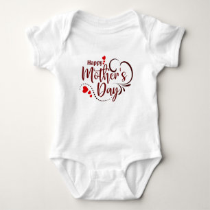 Happy Moederdag Stijlvol Tekstontwerp-23121 Romper