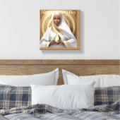 Happy Moederdag stretched canvas print (Insitu (Slaapkamer))