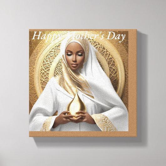 Happy Moederdag stretched canvas print (Voorkant)