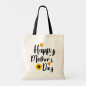 Happy Moederdag/Sunflower Moederdag Gift Tote Bag (Achterkant)