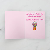 Happy Moederdag Sweet Memories Gum Ball Kaart (Binnen)