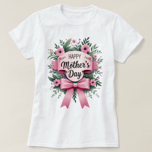Happy moederdag t-shirt (Design voorkant)