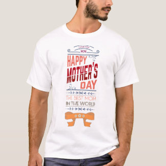 HAPPY MOEDERDAG T-SHIRT
