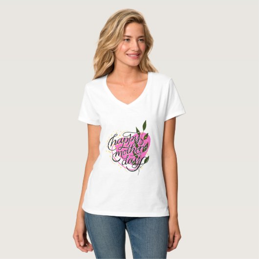 Happy Moederdag T-shirt (Voorkant volledig)