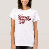 Happy moederdag t-shirt (Voorkant)