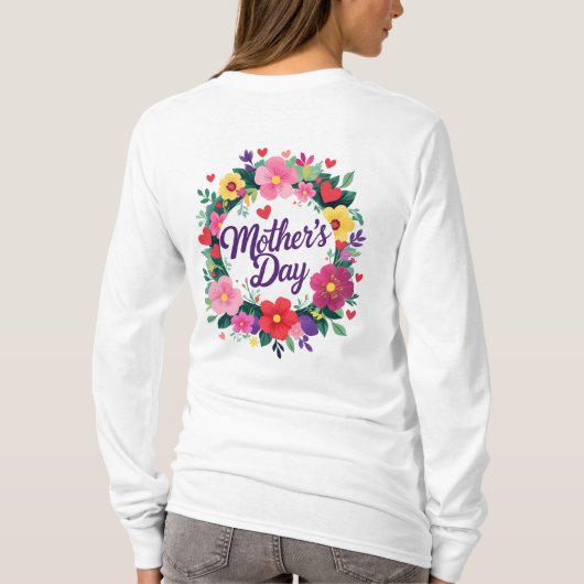 Happy Moederdag T-shirt (Achterkant)