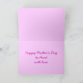 Happy Moederdag-tante Kaart (Binnen)