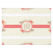 Happy Moederdag Tekst & Colorful Floral Design Tafelkleed (Voorkant (Horizontaal))