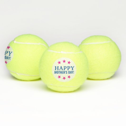 Happy Moederdag Tennisballen (Multi)