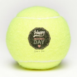 Happy moederdag tennisballen