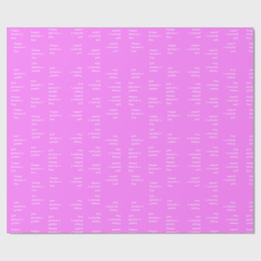 Happy moederdag text cadeaupapier (Vlak)