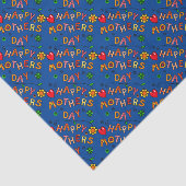 Happy Moederdag Text Gifts Tissuepapier (Detail)
