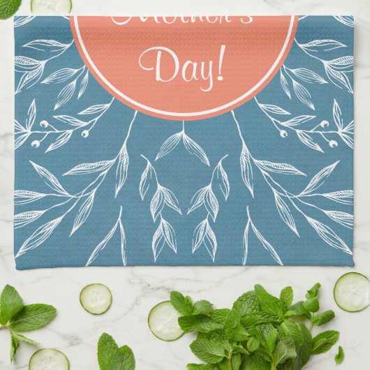 Happy Moederdag Theedoek (Gevouwen)