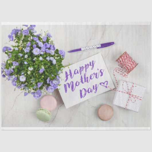 HAPPY MOEDERDAG TISSUEPAPIER (Voorkant)