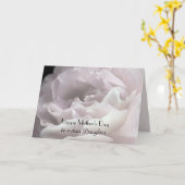 Happy Moederdag to Daughter, Roos Petals Kaart (Gele Bloem)