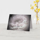 Happy Moederdag to Partner Roos Petals Greeting Kaart (Gele Bloem)