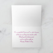 Happy Moederdag to Zuster-in-Law Cherry Blossom Kaart (Binnen)