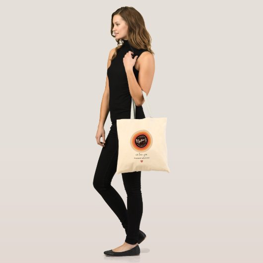 Happy moederdag tote bag (Voorkant (model))