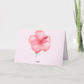 Happy Moederdag | Tropische Hibiscus-ventilator Kaart (Achterkant)