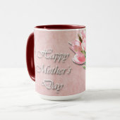 Happy Moederdag Tulips Mok (Voorkant links)